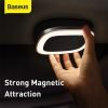 Baseus Touch Senor Led Night Light Car Roof Light Ceiling Magnet Lamp Automobile Car Interior Reading Light Home USB Charging