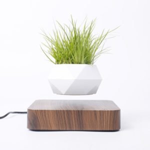 Levitating Air Bonsai Pot,Magnetic Levitation Suspension Floating Pot,Rotation Flower Pot Planters,Floating Pot Potted Plant for Home Office Desk Room Decoration