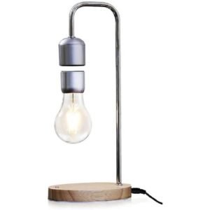 Magnetic Levitating Floating Wireless LED Light Bulb with Wireless Charger for Desk Lamp,Room or Office Decor,Unique Gifts