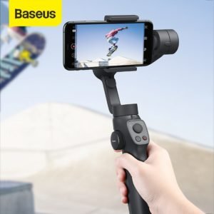 Baseus 3-Axis Handheld Gimbal Wireless Bluetooth Phone Gimbal Stabilizer for iPhone Tripod Gimbal Smartphone Stabilizer Gimbal