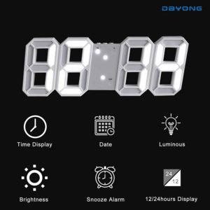 LED Digital Wall Clock