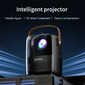 Original Umiio Q2 Smart Projector with HDMI, 32GB, WIFI 5G - FREE SCREEN