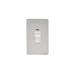 Schneider Ultimate 45A 1 Gang Dp (Double Pole) Switch With Neon 3 X 9AED 250 / item Schneider Ultimate 45A 1 Gang Dp (Double Pole) Switch With Neon 3 X 9 Schneider Ultimate 45A 1 Gang Dp (Double Pole) Switch With Neon 3 X 9