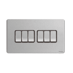 Schneider Ultimate 10A 6 Gang 2W Switch (3X6)AED 227.5 / item Schneider Ultimate 10A 6 Gang 2W Switch (3X6) Schneider Ultimate 10A 6 Gang 2W Switch (3X6)