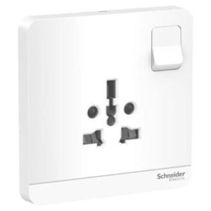 AvatarOn, switched socket, 2P + 3P, 16 A, 250 V, White