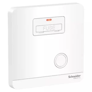 Schneider AvatarOn, fuse connection, 13A, 250V, neon, White E8330FSGN_WE