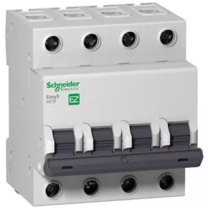 Schneider Easy9 miniature circuit breaker- 4P - 20 A - C curve - 6000 A - 400 V