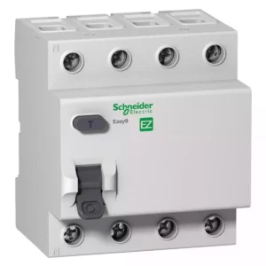 Schneider Easy9 Residual Current Circuit Breaker - 4P - 40A - 100 mA - AC type - 400 V