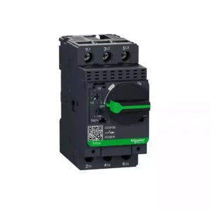 Schneider Motor circuit breaker, TeSys GV2, 3P, 1-1.6 A, thermal magnetic, screw clamp terminals