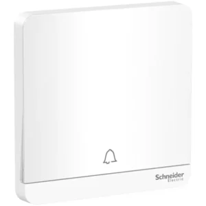 Schneider AvatarOn, push button for doorbell, 10A, 250V, White E8331BPL1_WE