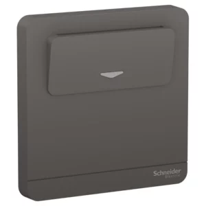 Schneider AvatarOn, card switch, 16 A, 250 V, Dark Grey E8331EKT_DG