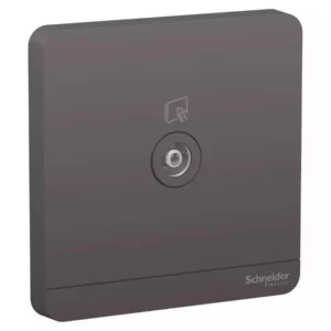 Schneider AvatarOn, TV socket, 75 Ohm, Dark Grey E8331TV_DG