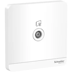 Schneider AvatarOn, TV socket, , 75 Ohm, White E8331TV_WE