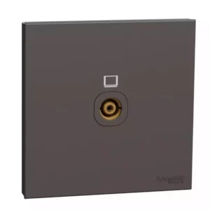 Schneider 1G TV socket, 75OHM, THROUGH-CNN DG E8731TV_DG