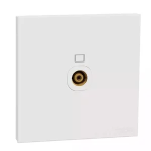Schneider 1G TV socket, 75OHM, THROUGH-CNN WE E8731TV_WE