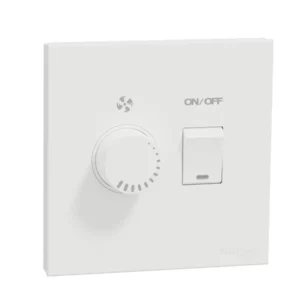 Schneider Fan Controller with switch, AvatarOn C, white E8732V400F_WE