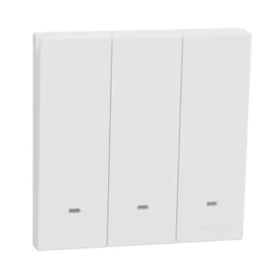 Schneider 10A 250V 3G momentary SW w_ FL WE E8733PRF_WE