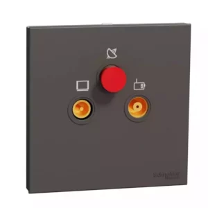 Schneider SMAT TV, FM, F socket DG E8733SMATV_DG