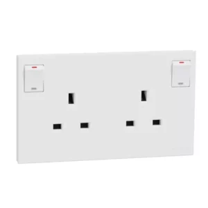 Schneider 13A 250V2G w_ SW Soc WE E87T25_WE