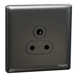 Schneider Socket outlet, Unica X, 5A, 250V, 3 pin, Dark Grey ,NUX426_5_DG