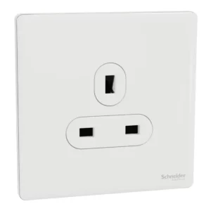 Schneider Socket outlet, Unica X, 13A, 250V, Painted White ,NUX426_PW