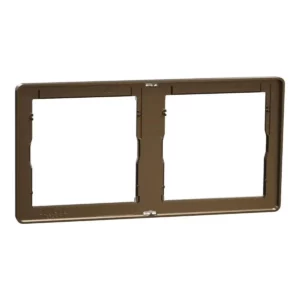 Schneider Cover frame, Unica X, 2 gangs, matt, Antique Bronze ,NUX_21_AB