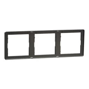 Schneider Cover frame, Unica X, 3 gangs, matt, Dark Grey ,NUX_31_DG